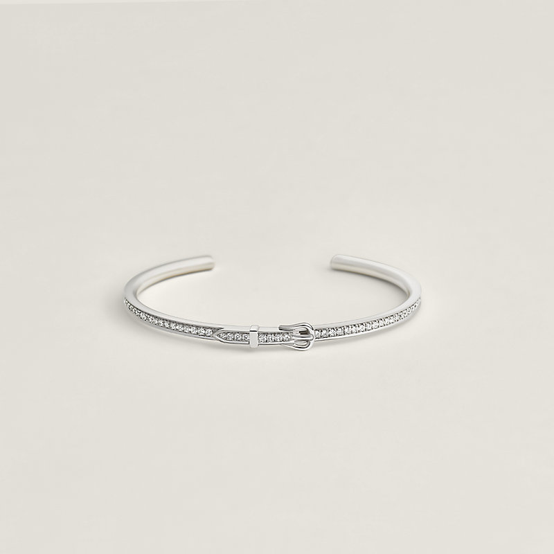 HERMES Etriviere ブレスレット Etriviere bracelet - White gold | Hermès Canada